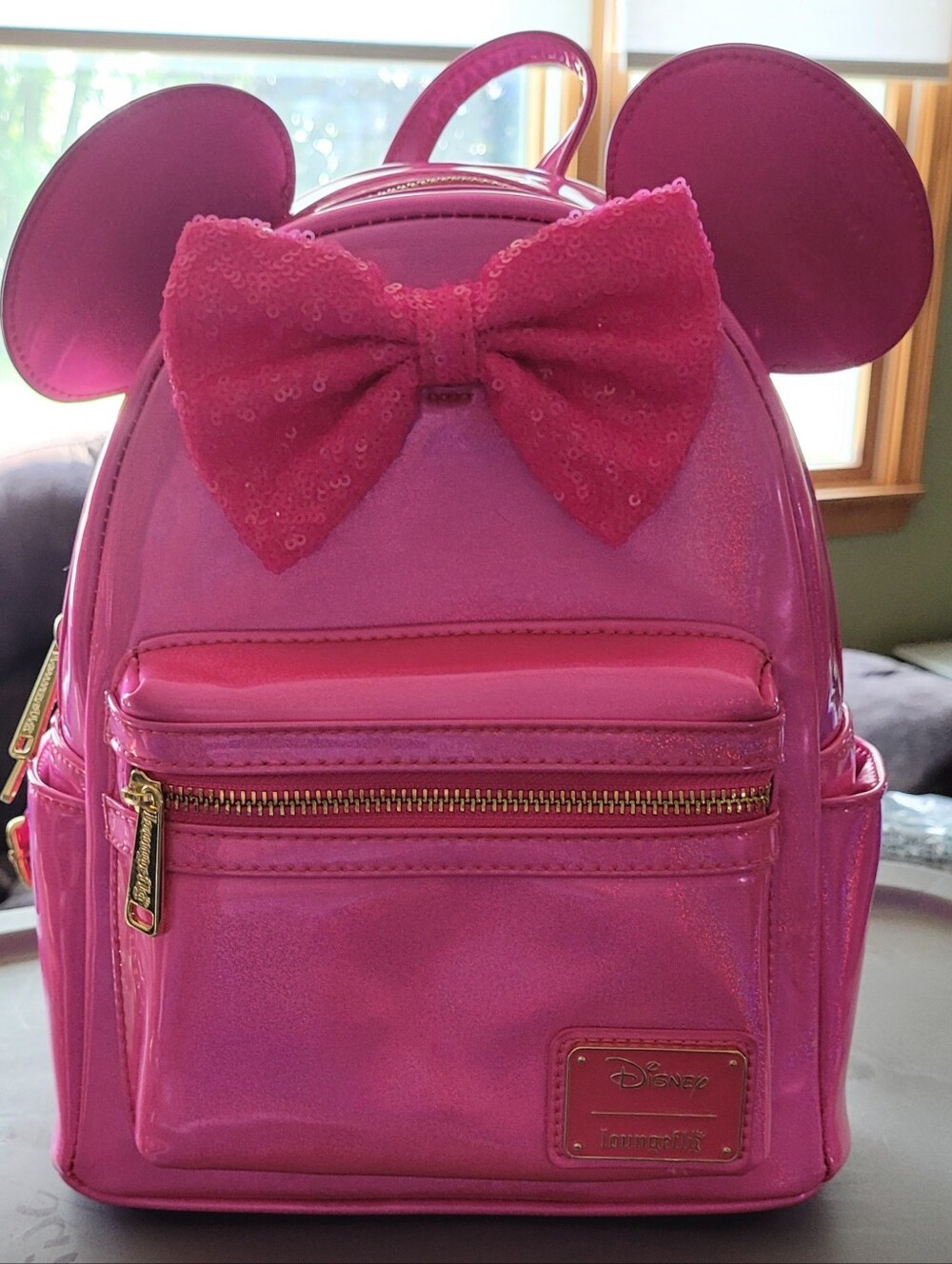 Loungefly Disney Minnie Mouse Glitter Sparkle Backpack
